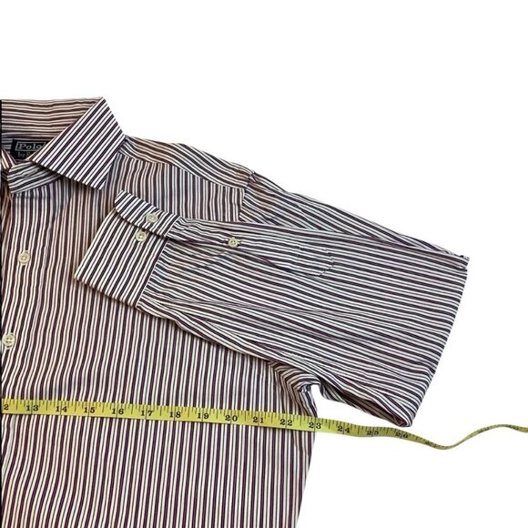 Polo by Ralph Lauren Regent Classic Fit Long Sleeve Shirt Men's Size 15.5-32/33 - Picture 7 of 9